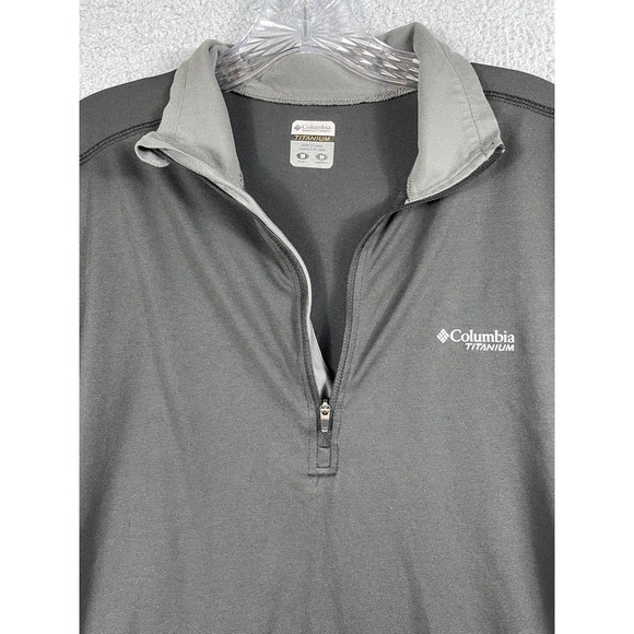 Columbia Titanium Men's Pull Over Quarter Zip Size M - Picture 4 of 10